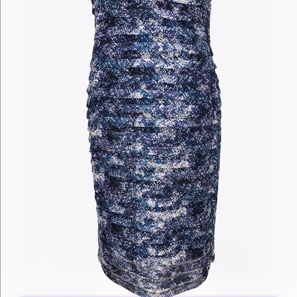 Adrianna Papell Ruffle Sheath Women’s Midi Dress - 6/8 - Picture 11 of 17